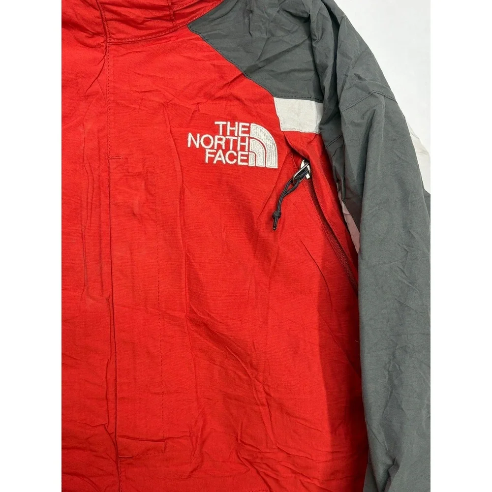 The North Face‎ Hyvent Parka Jacket Mens Red Black Full Zip Waterproof Outdoor L